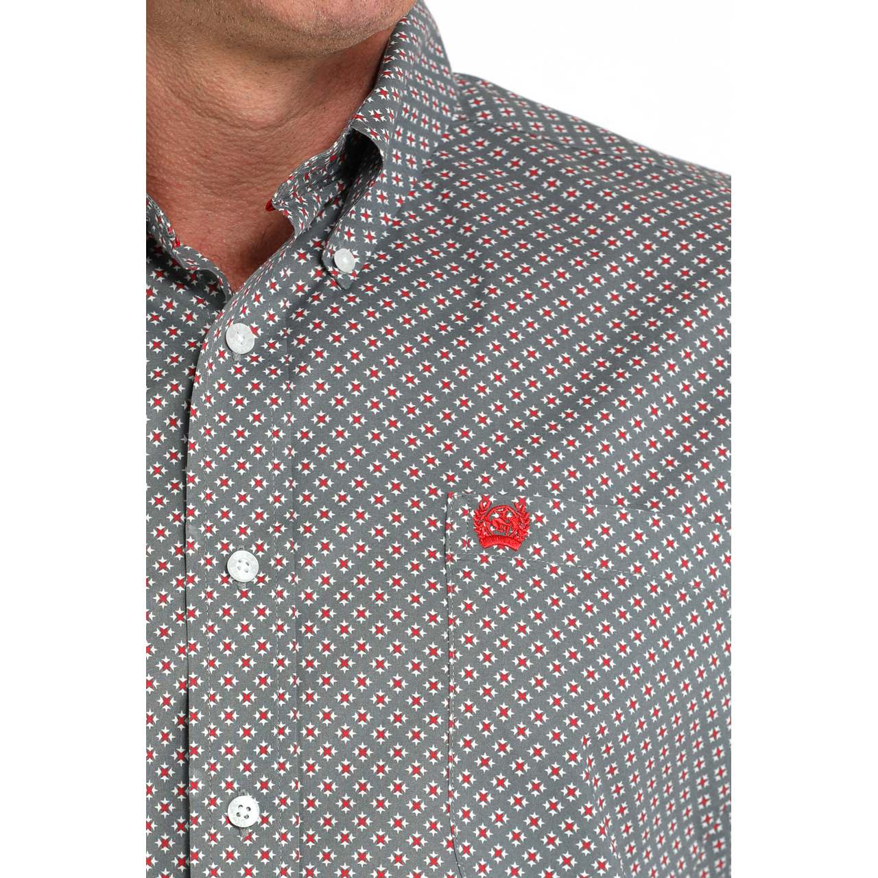 Cinch Men's Long Sleeve Button Down Top