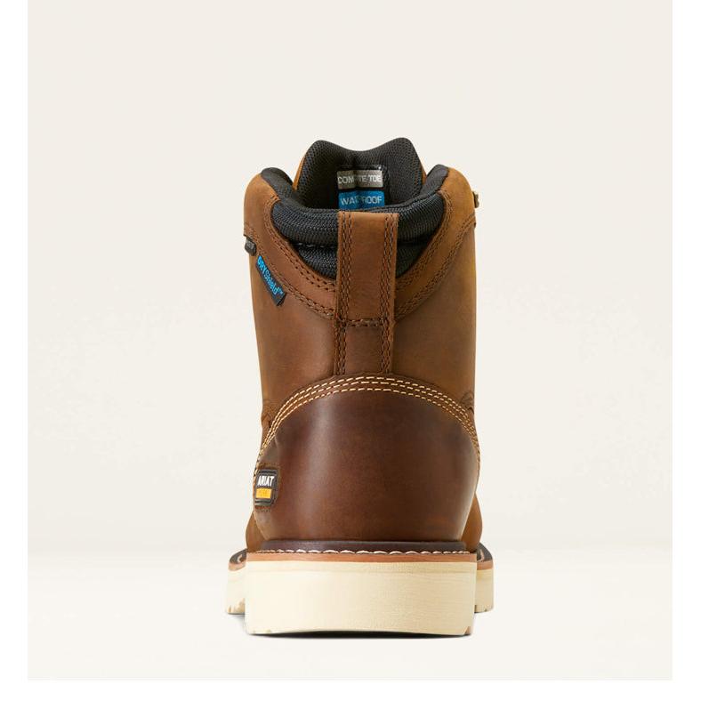 nan Ariat Men's Rebar Lift 6 Inch Soft Toe Waterproof Work Boot, nan: 7.5, nan: D, nan: nan