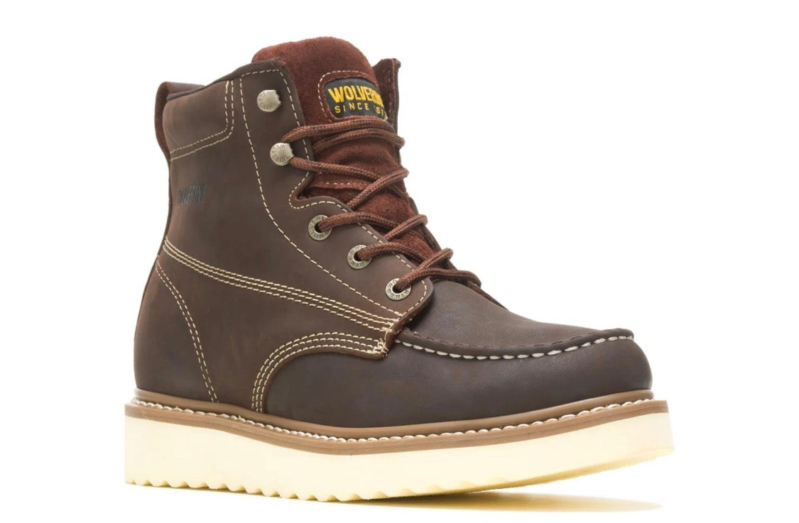 Wolverine Men’s Loader 6 Inch Soft Toe Wedge Work Boot (W10744)