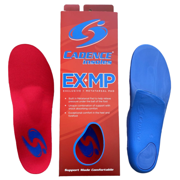Cadence Cadence Metatarsal Red Insole EX+MP, Size: B, nan: nan, nan: nan