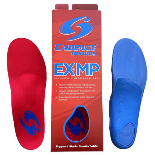 Cadence Cadence Metatarsal Red Insole EX+MP, Size: B, nan: nan, nan: nan