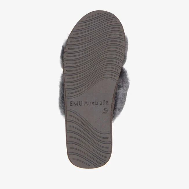 Emu Australia Women's  Mayfield Sheepskin Slipper Charcoal