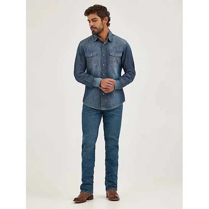 Wrangler Wrangler Men's Retro Slim Fit Straight Leg Jean, Waist: 30, Length: 30, nan: nan