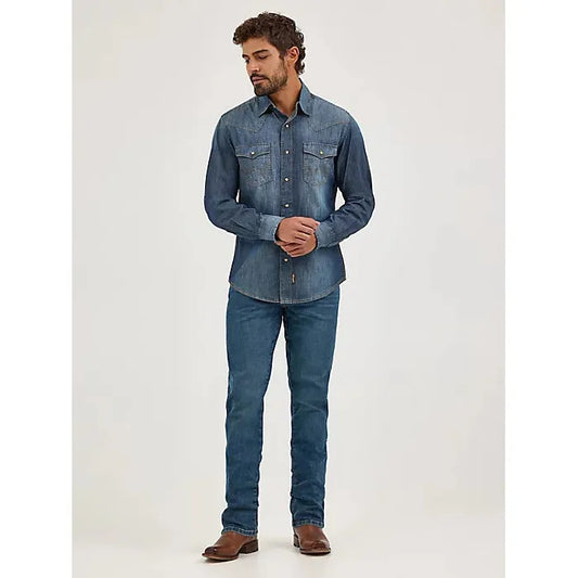 Wrangler Wrangler Men's Retro Slim Fit Straight Leg Jean, Waist: 30, Length: 30, nan: nan