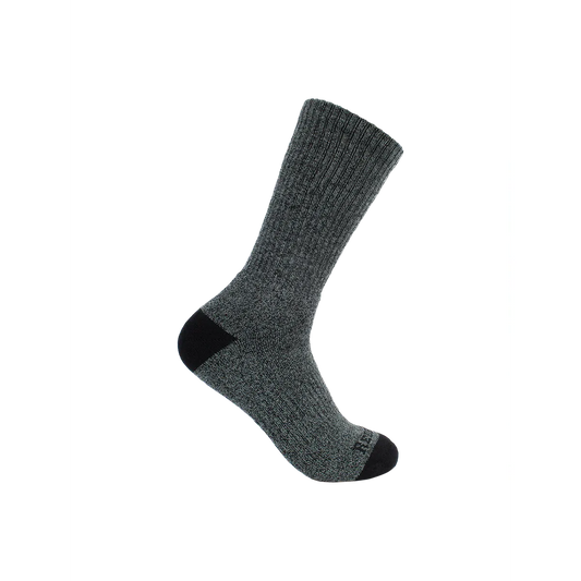 Redback Redback Men's Bamboo Crew Sock Charcoal Grey, COLOR: BLACK, nan: nan, nan: nan