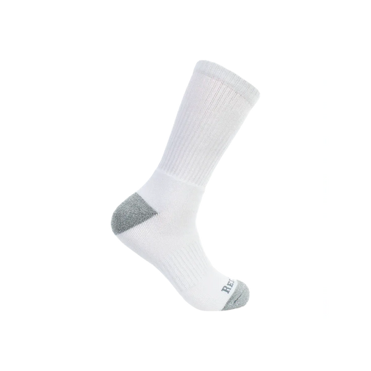 Redback Redback Men's Bamboo Crew Sock White, COLOR: BLACK, nan: nan, nan: nan