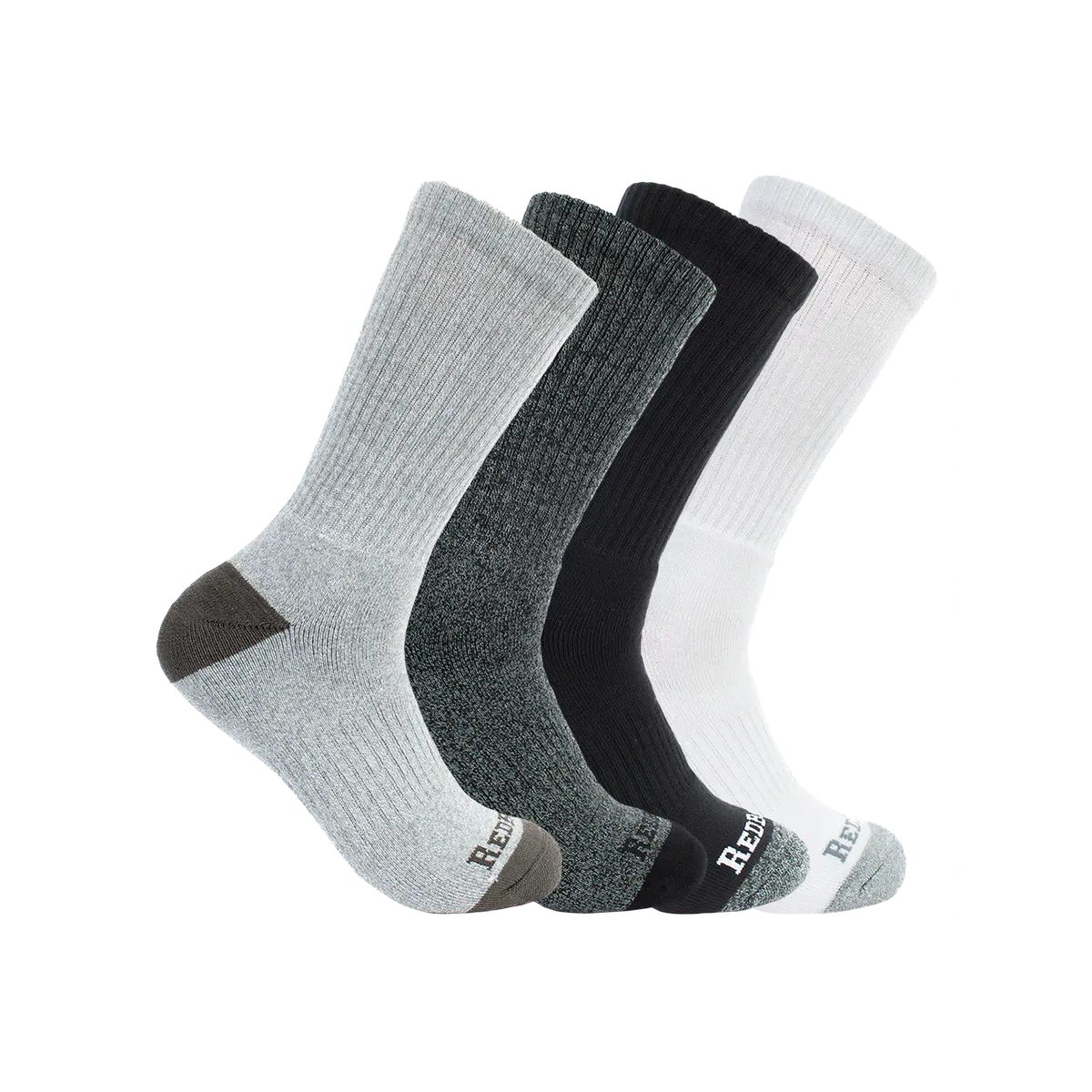 nan Redback Men's Bamboo Crew Sock Light Grey, nan: CHARCOAL GREY, nan: nan, nan: nan