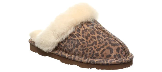 Bearpaw Women's Loki Slide Slipper Exotic Leopard Print