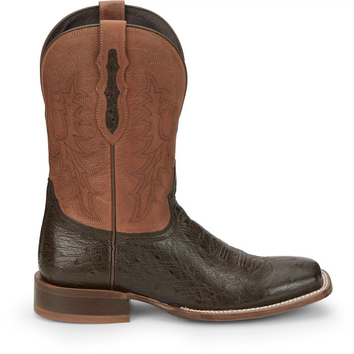 Tony Lama Men's Rancher 11 Inch Smooth Ostrich Western Boot