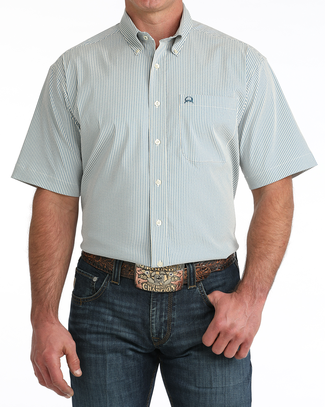 Men's Arenaflex Button-Down Western Shirt