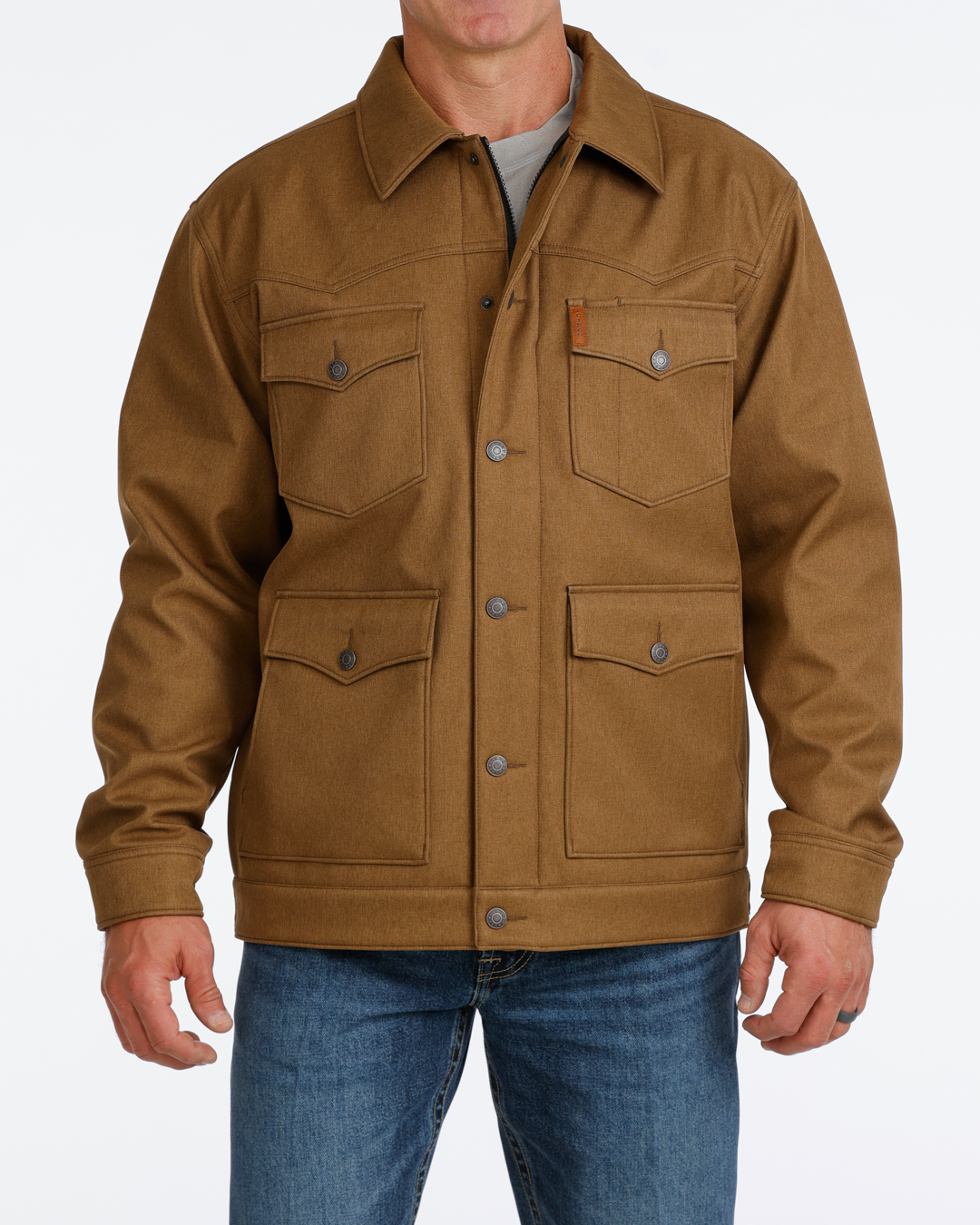 Cinch Men's Bonded Chore Jacket - Brown (MWJ1551002) - view 1