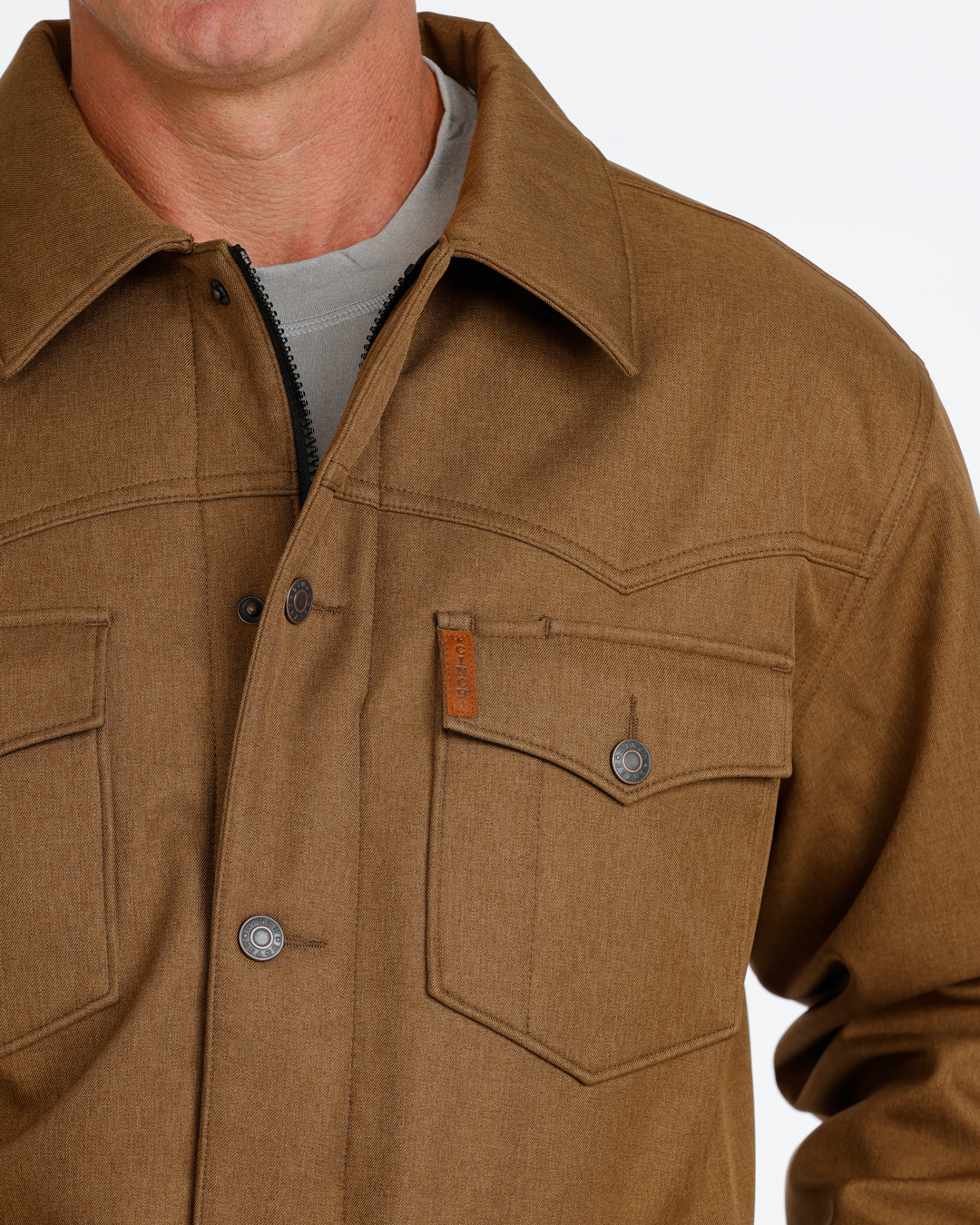 Cinch Men's Bonded Chore Jacket - Brown (MWJ1551002) - view 3