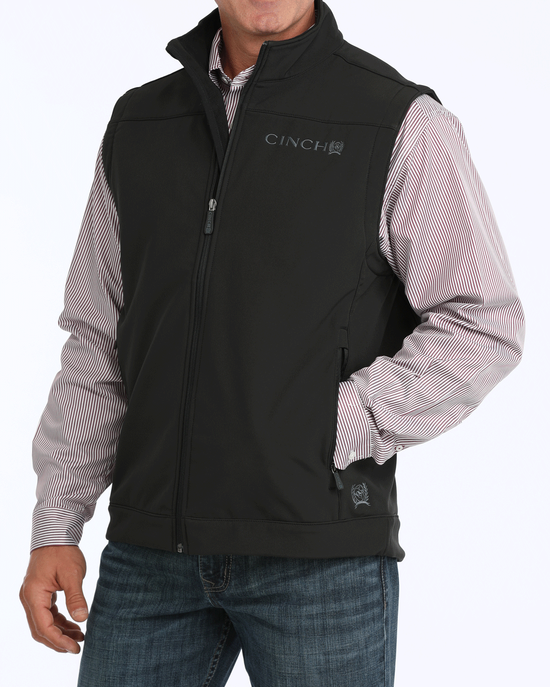 Cinch Men's Core Bonded Vest - Black (MWV1012010) - view 2
