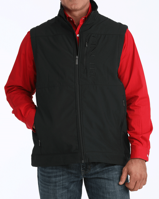 Cinch Men's Concealed Carry Bonded Vest - Black (MWV1082001) - view 1