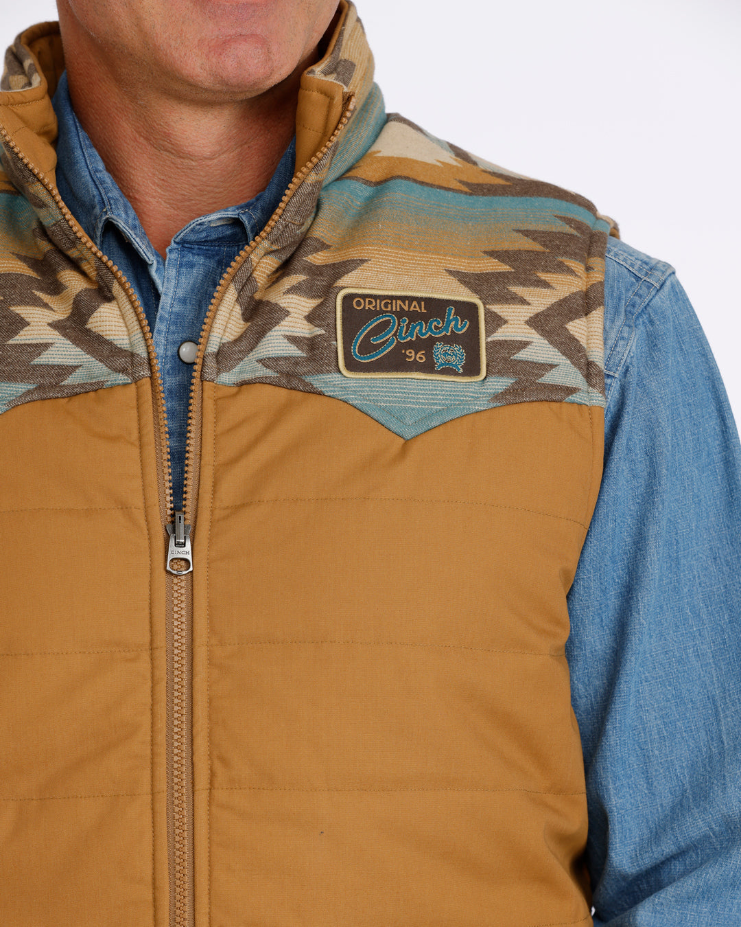 Cinch Men's Reversible Quilted Vest - Multi (MWV1956001) - view 3