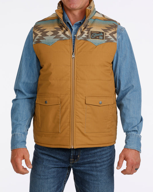 Cinch Men's Reversible Quilted Vest - Multi (MWV1956001) - view 1