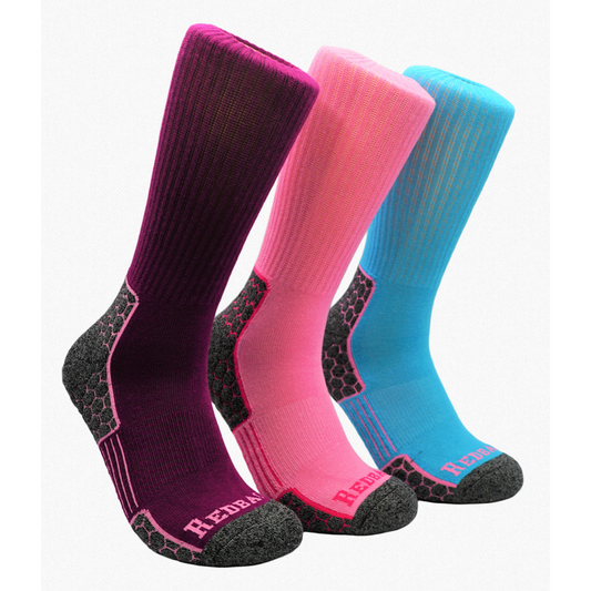 REDBACK Redback Women's Hex Elite Crew Sock, Color: Plum, nan: nan, nan: nan