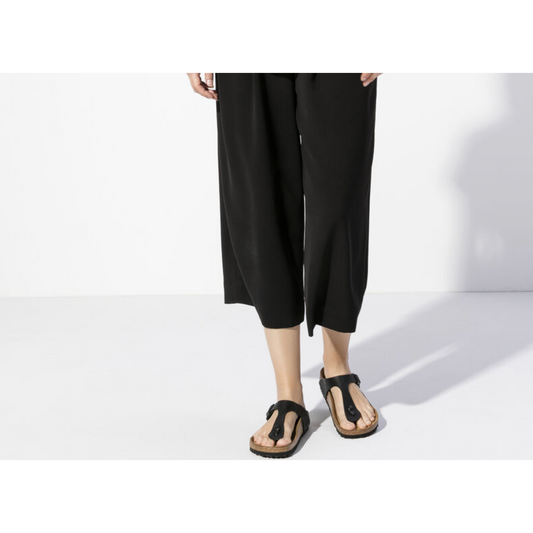 nan Birkenstock Women's Gizeh Sandal Black Birko-Flor, nan: 36, nan: R, nan: nan