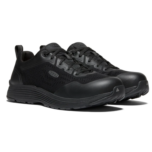 Keen Keen Utility Men's Sparta II Safety Toe Work Shoe Black, Size: 7, Width: D, nan: nan