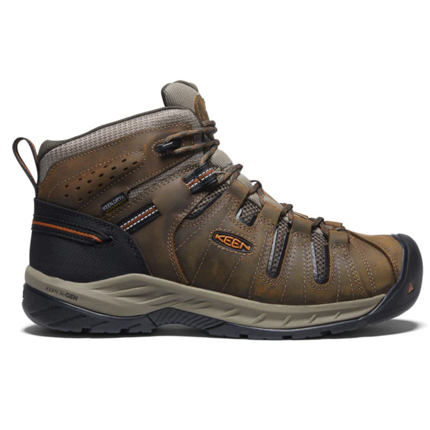 nan Keen Utility Mns Flint II Wp Mid Soft Toe Work Boot, nan: 7, nan: EE, nan: nan