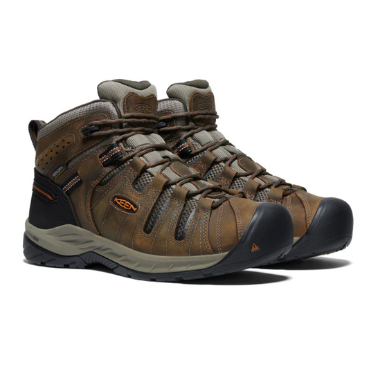 Keen Keen Utility Mns Flint II Wp Mid Soft Toe Work Boot, Size: 7, Width: D, nan: nan