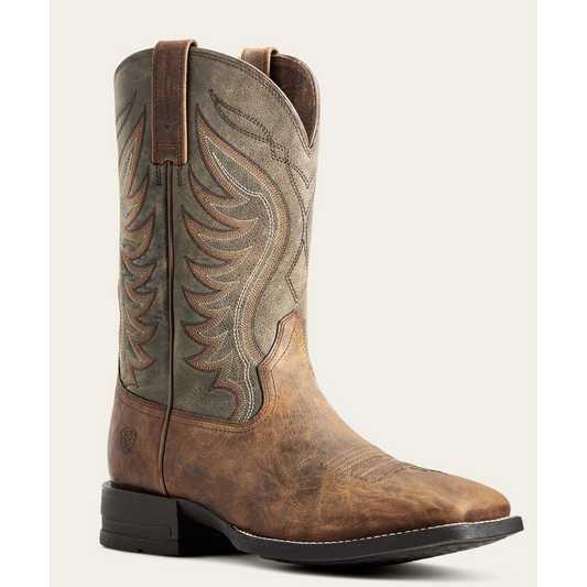 Ariat Ariat Men's Amos Western Boot Sorrel Crunch, SIZE: 7, Width: D, nan: nan