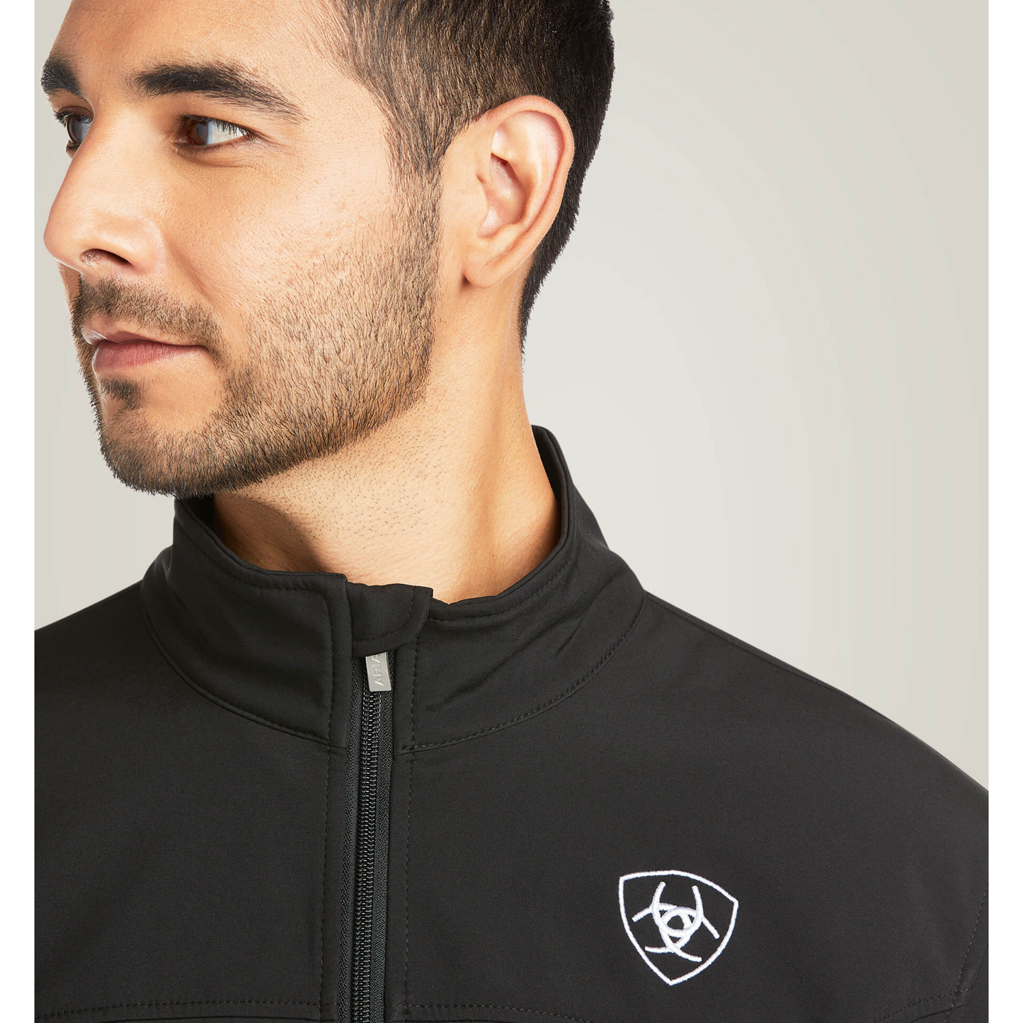 nan Ariat Men's New Team Softshell Mexico Jacket Black, nan: LARGE, nan: nan, nan: nan