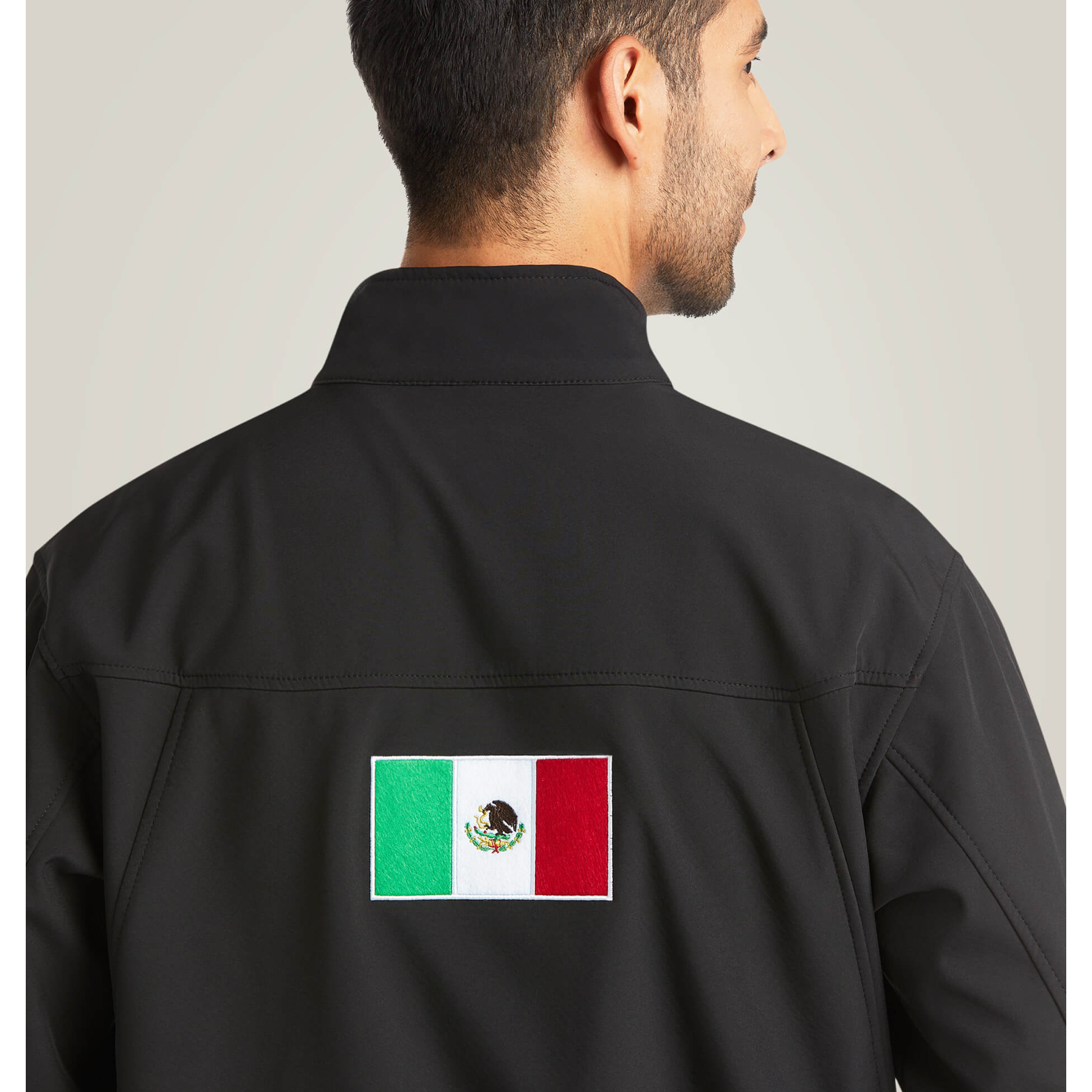 nan Ariat Men's New Team Softshell Mexico Jacket Black, nan: X-LARGE, nan: nan, nan: nan