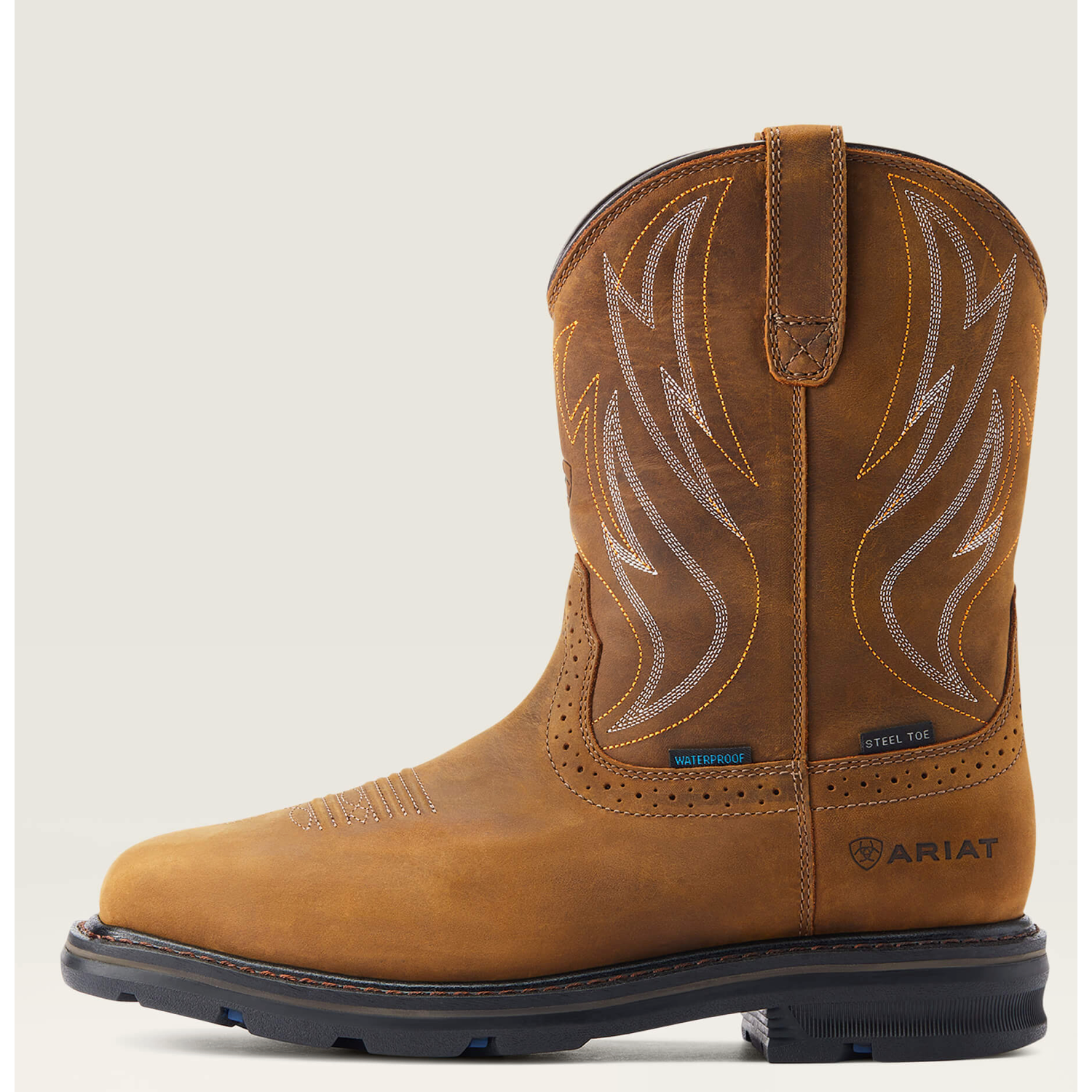 nan Ariat Men's Sierra Shock Shield Waterproof Steel Toe Work Boot, nan: 7.5, nan: D, nan: nan