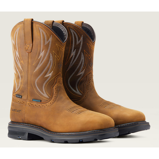 Ariat Ariat Men's Sierra Shock Shield Waterproof Steel Toe Work Boot, Size: 7, Width: D, nan: nan