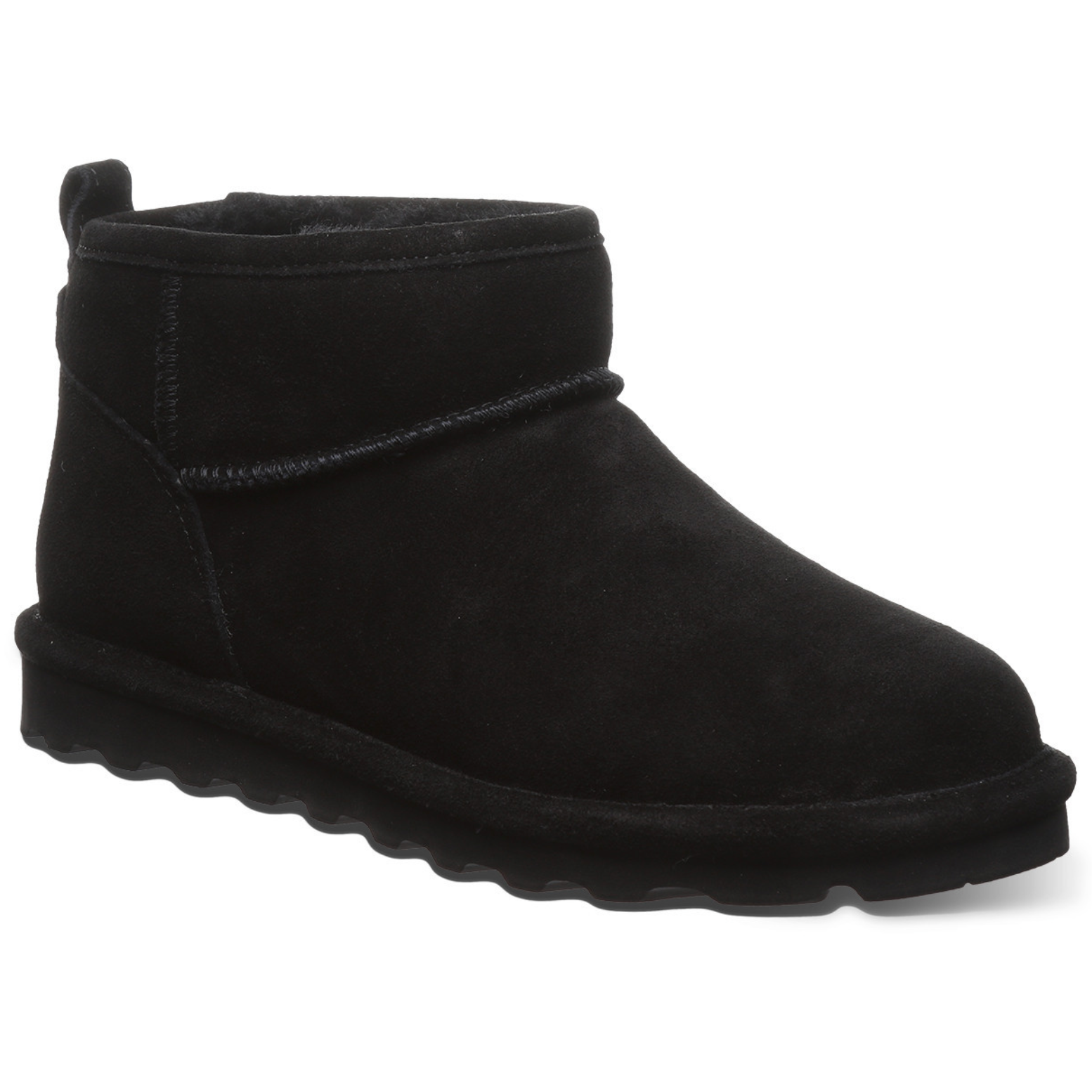 Bearpaw Bearpaw Women's Shorty Sheepskin Boot Black, Size: 6, nan: nan, nan: nan