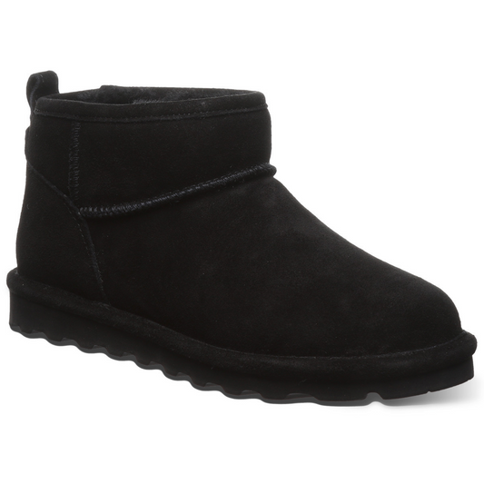 Bearpaw Bearpaw Women's Shorty Sheepskin Boot Black, Size: 6, nan: nan, nan: nan