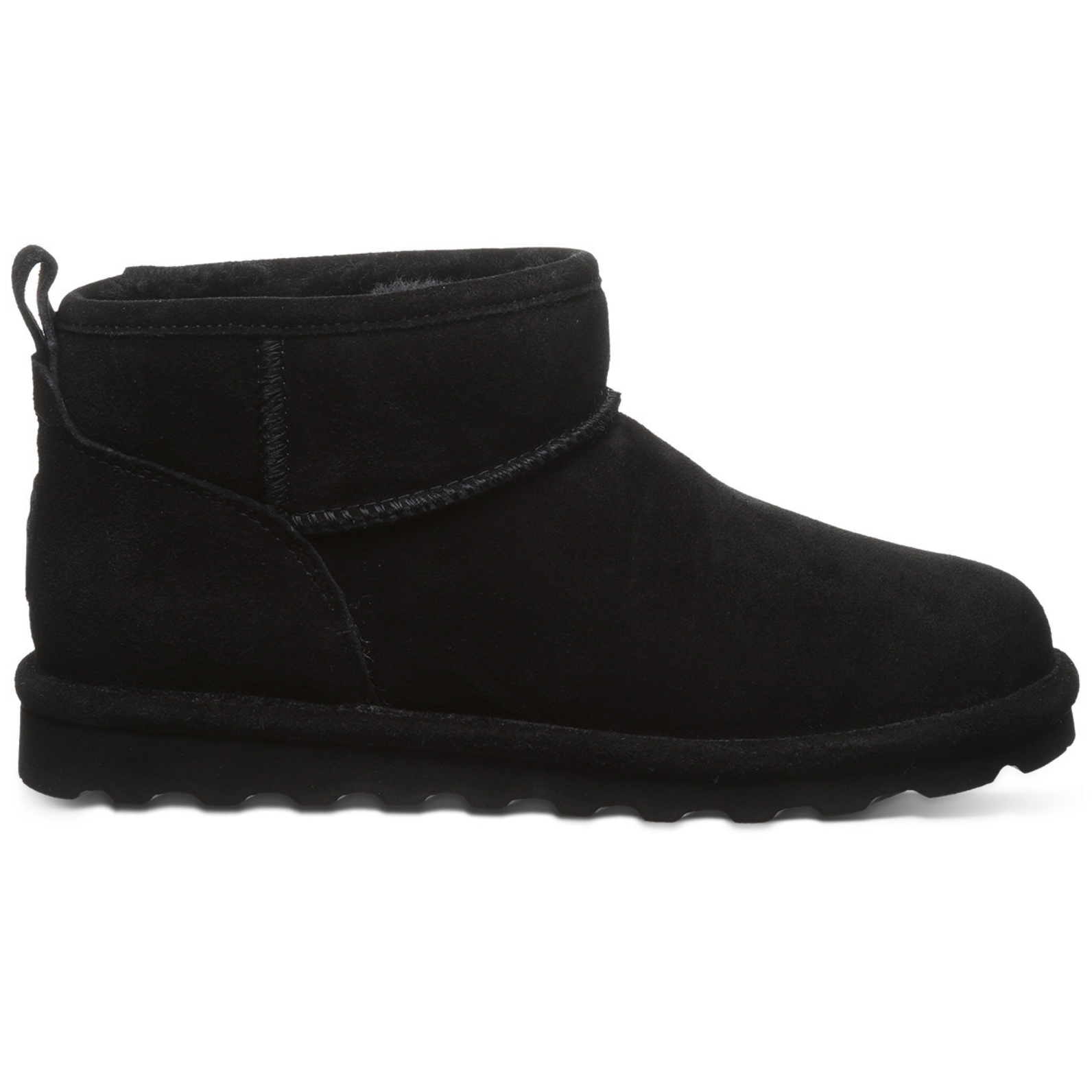 nan Bearpaw Women's Shorty Sheepskin Boot Black, nan: 8, nan: nan, nan: nan