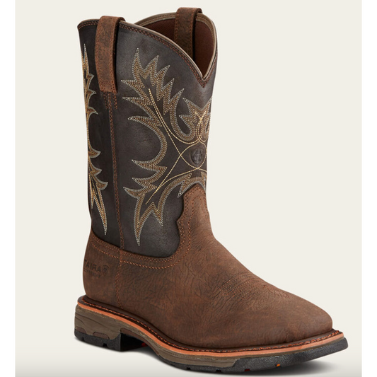 Ariat Ariat Men's Workhog Pull On Soft Toe Work Boot, Size: 7, Width: D, nan: nan