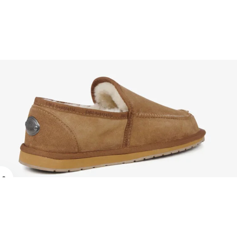 nan Emu Australia Men's Hume Platinum Sheepskin Slipper, nan: 10, nan: nan, nan: nan