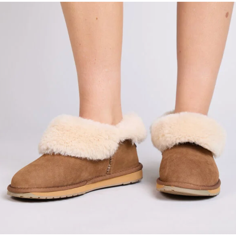 nan Emu Australia Women's  Mintaro Platform Sheepskin Slipper, nan: 9, nan: nan, nan: nan