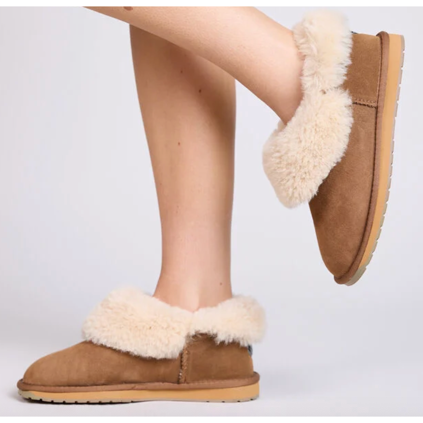 nan Emu Australia Women's  Mintaro Platform Sheepskin Slipper, nan: 11, nan: nan, nan: nan