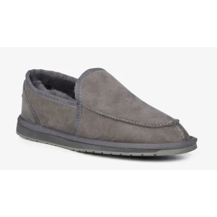 Emu Australia Emu Australia Men's Hume Platinum Sheepskin Slipper, Size: 8, nan: nan, nan: nan