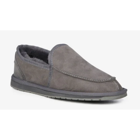 Emu Australia Emu Australia Men's Hume Platinum Sheepskin Slipper, Size: 8, nan: nan, nan: nan