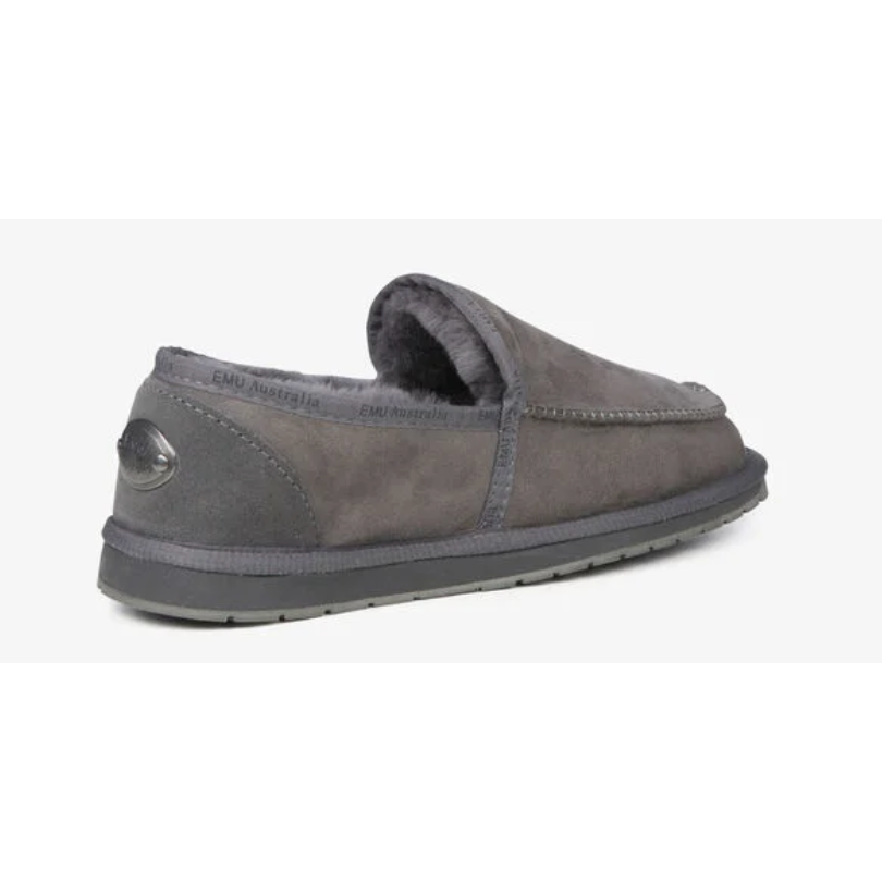 nan Emu Australia Men's Hume Platinum Sheepskin Slipper, nan: 10, nan: nan, nan: nan