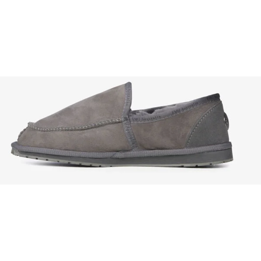 nan Emu Australia Men's Hume Platinum Sheepskin Slipper, nan: 11, nan: nan, nan: nan