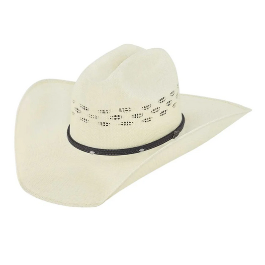Milano Hat Company Justin Bent Rail Falcon Bangora Western Straw Hat, Head Size: 6 7/8, nan: nan, nan: nan