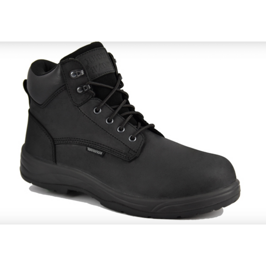 Work Zone Work Zone 6 Inch Soft Toe Waterproof Work Boots, Size: 4, nan: nan, nan: nan