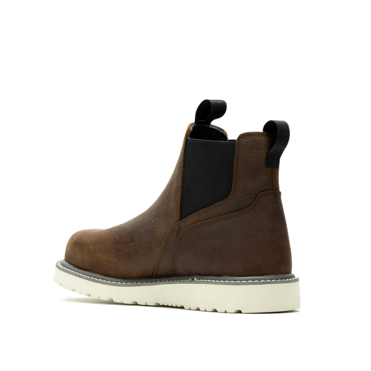 nan Wolverine Men's Trade Wedge Steel Toe Chelsea Boot, nan: 8, nan: M, nan: nan