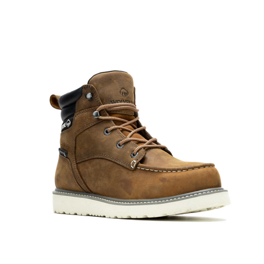 Wolverine Wolverine Men's Trade Wedge 6 Inch Soft Toe Wedge Sole Work Boot, Size: 6, Width: M, nan: nan