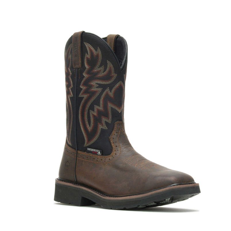 nan Wolverine Men's Rancher Pull On Steel Toe WP Work Boot, nan: 7.5, nan: M, nan: nan