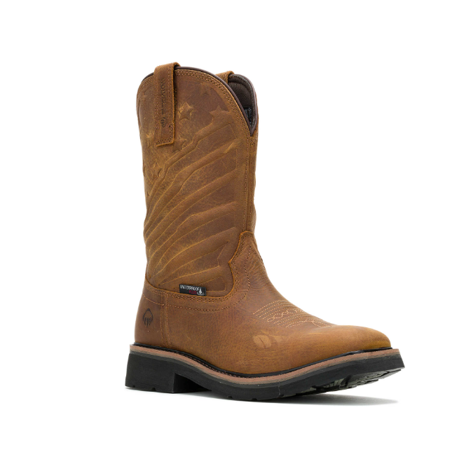 Wolverine Wolverine Men's Pull on Rancher Steel Toe Americana, Size: 6, Width: M, nan: nan