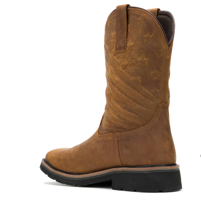 nan Wolverine Men's Pull on Rancher Steel Toe Americana, nan: 7, nan: M, nan: nan