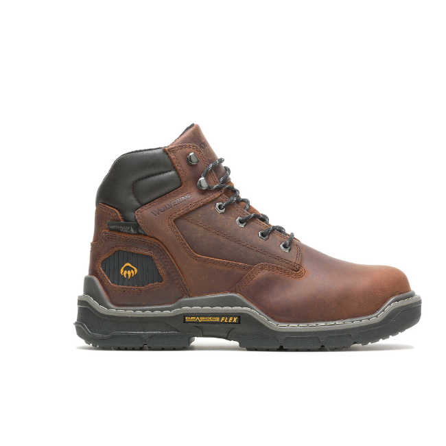 nan Wolverine Men's 6Inch Raider Durashock Waterproof Soft Toe, nan: 11, nan: XW, nan: nan