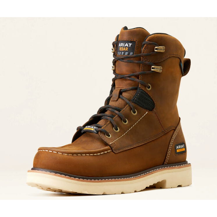 Ariat Men's Rebar Lift 8 Inch Soft Toe Waterproof Work Boot